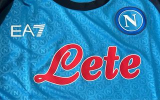 Maglia Home Napoli Match Issued Tg L Di Lorenzo 22