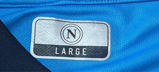 Maglia Home Napoli Match Issued Tg L Di Lorenzo 22