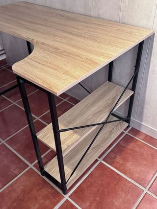 Escritorio moderno madera y metal