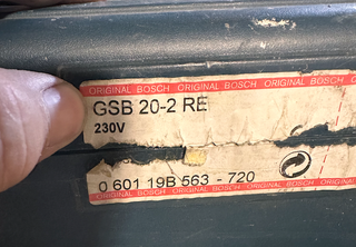 Taladro percutor Bosch GSB 20-2 RE