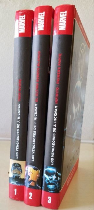 Comic Vengadores JONATHAN HICKMAN (1-3)