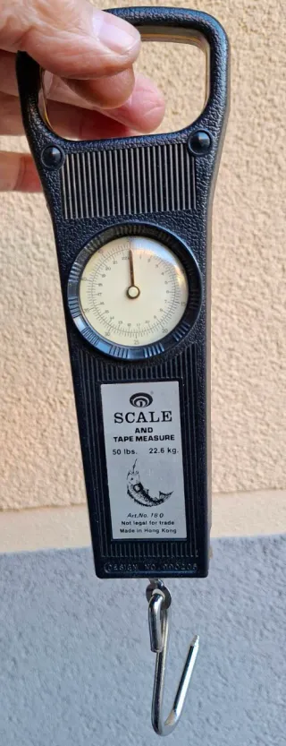 Bilancia manuale con gancio e metro