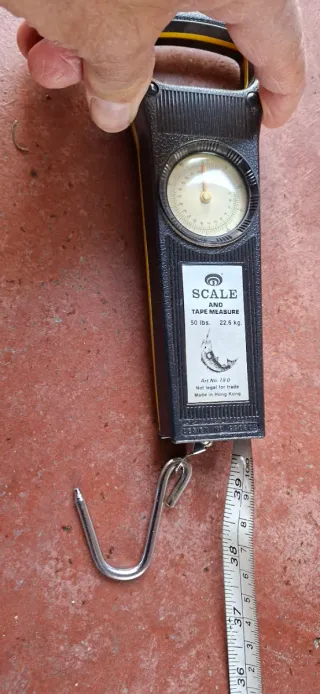 Bilancia manuale con gancio e metro