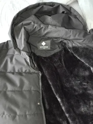 Cazadora negra talla M