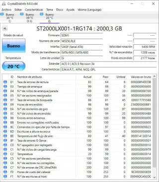 Disco Duro Seagate FireCuda 2TB SSHD