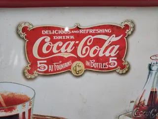 Vassoio e altri pezzi collezione vintage Coca Cola
