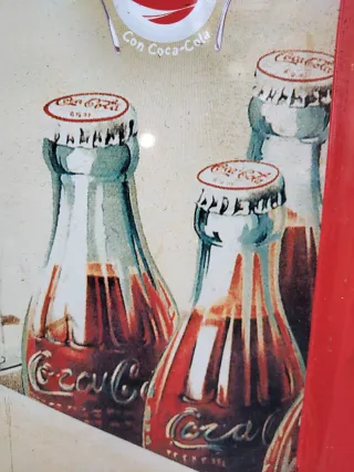 Vassoio e altri pezzi collezione vintage Coca Cola