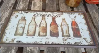Vassoio e altri pezzi collezione vintage Coca Cola