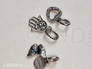 3 Charm Pandora Argento 925