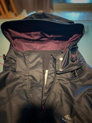 Cortavientos Quechua Mujer Negro