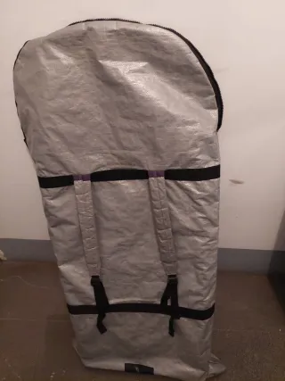 2 Bodyboard azul y blanco + FUNDA TRANSPORTE