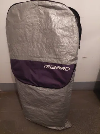 2 Bodyboard azul y blanco + FUNDA TRANSPORTE