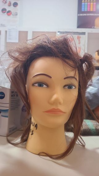 Testa manichino per taglio capelli