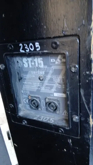 Dos Altavoz Das Negro