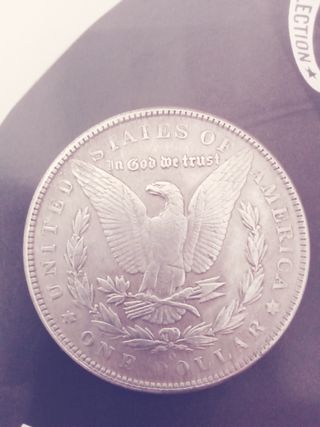 Moneda Plata Morgan Dollar 1895