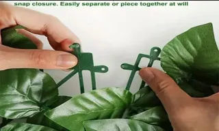 1x6M Siepe artificiale Edera finta recinzione