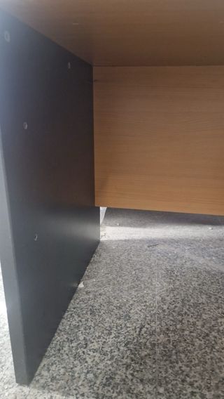 Escritorio de oficina madera y metal
