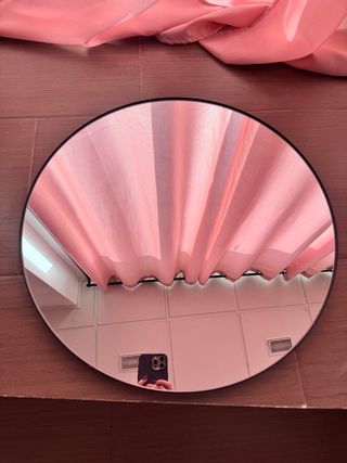 Espejo Redondo Negro