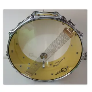 Rullante Steel Drum giallo fatto a mano
