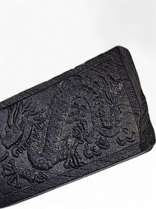 Jogo Dominó Vintage Caixa Madeira Peças Decoradas