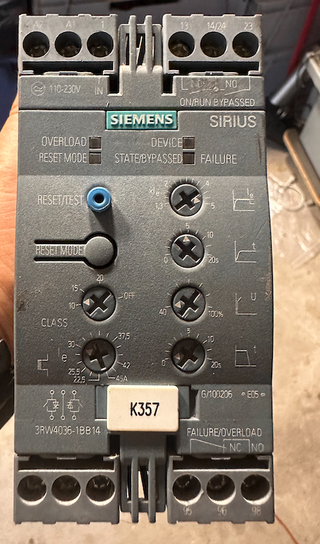 Arrancador Progresivo Siemens 3RW4036-1BB14
