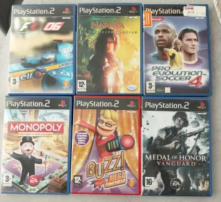 Pack 5 Juegos PlayStation 2