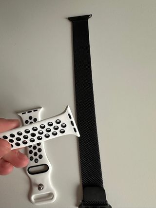 Correas Apple Watch SE Blancas y Negras