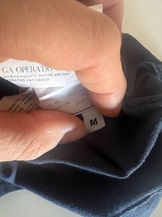 Camiseta EA Emporio Armani Talla M Azul