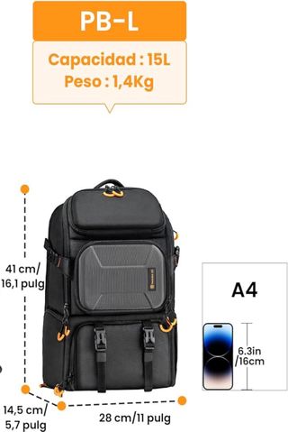 Pack Fotografía Sony Alpha 6000 Objetivos mochila