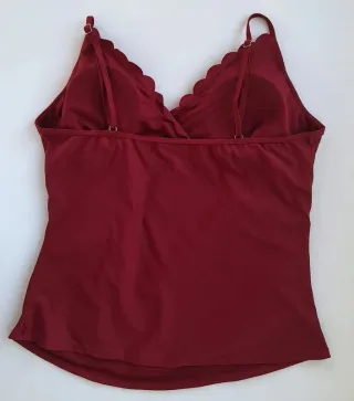 Bañador premamá 2 piezas rojo