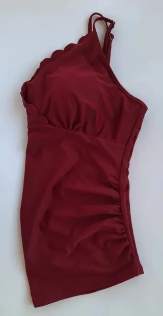 Bañador premamá 2 piezas rojo