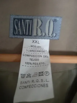 Sobrecamisa Beige Talla 52