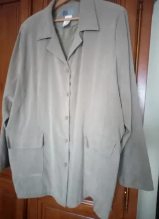 Sobrecamisa Beige Talla 52