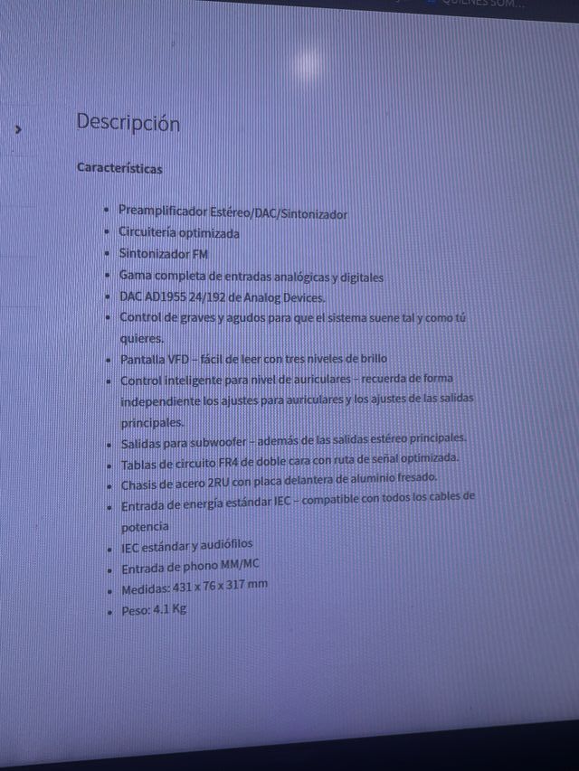 Emotiva BassX PT100 Preamp Negro