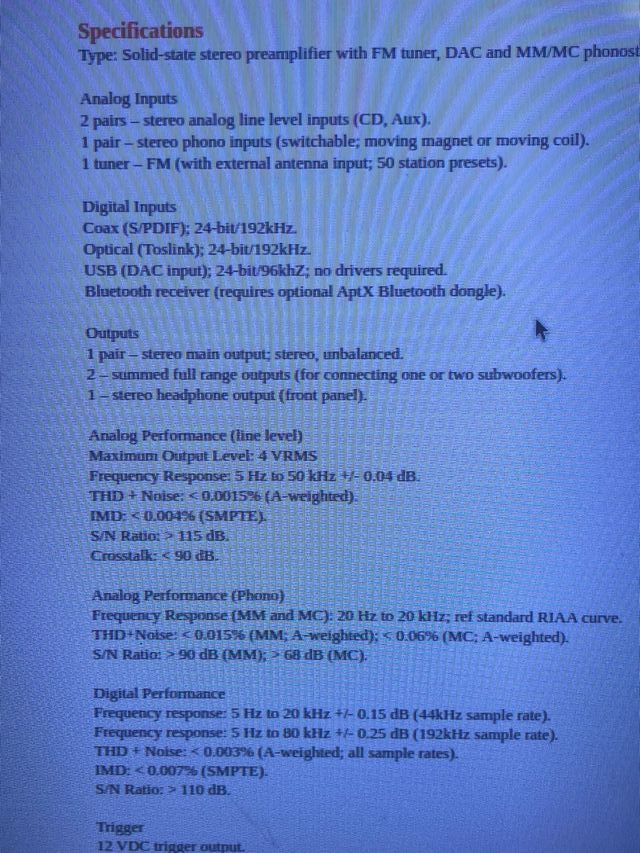 Emotiva BassX PT100 Preamp Negro