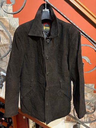 Giacca in vera Pelle Scamosciata rasata Vintage