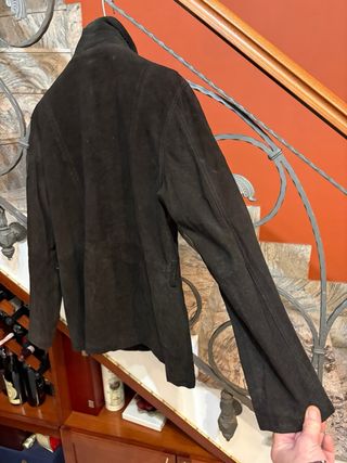 Giacca in vera Pelle Scamosciata rasata Vintage
