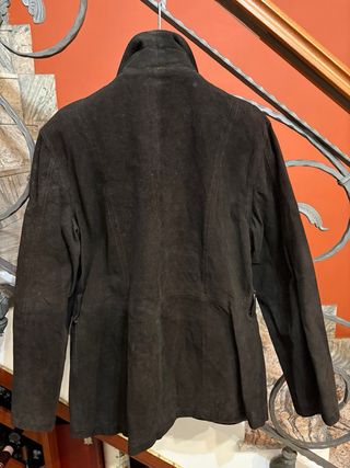 Giacca in vera Pelle Scamosciata rasata Vintage