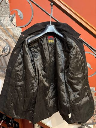 Giacca in vera Pelle Scamosciata rasata Vintage