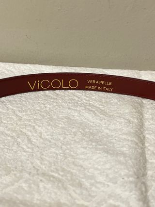 Cintura Vicolo Vera Pelle Made in Italy