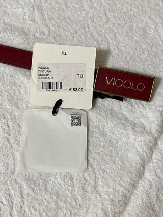 Cintura Vicolo Vera Pelle Made in Italy