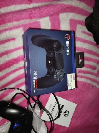 Mando Inalámbrico Raptor PS4 Negro