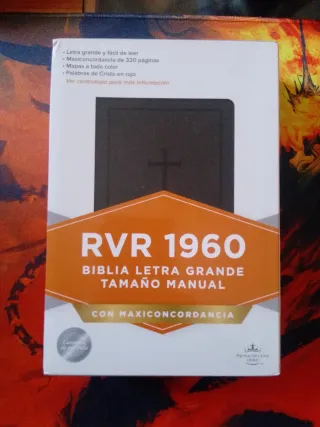 Biblia RVR 1960 Letra Grande Tamaño Manual