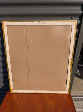 Marco grande antiguo dorado