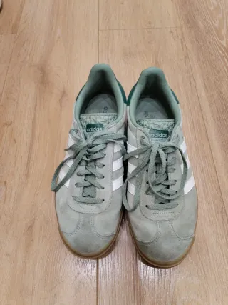 Adidas Gazelle Talla 39 Verde/Blanco