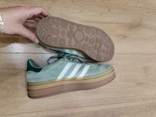 Adidas Gazelle Talla 39 Verde/Blanco