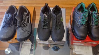 3 Pares Zapatos Seguridad Cofra Negro,gris.