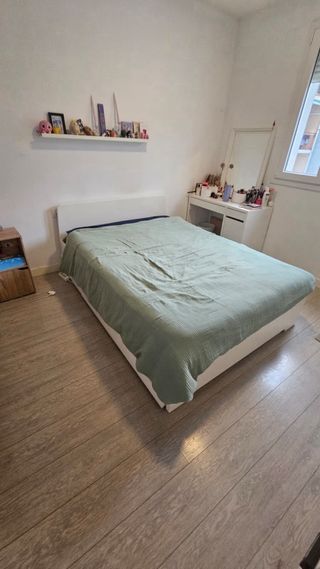 Cama Malm Ikea con 2 cajones + colchón