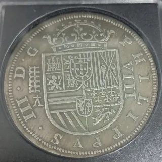 (N°31) ESPAÑA 1618 Y 1624 2 MONEDAS ANTIGUAS