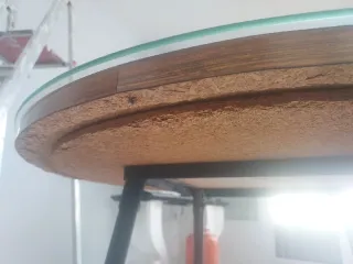 Cristal para mesa redonda